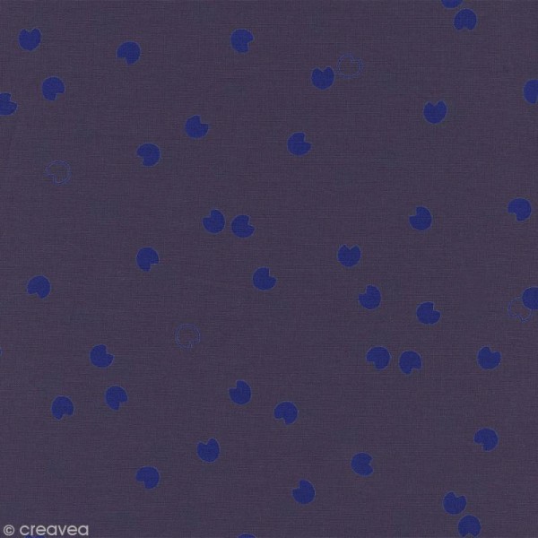 Tissu Atelier Brunette Overnight - Cosmic Blue - Par 10 cm (sur mesure) - Photo n°1