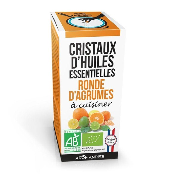 Cristaux d'huiles essentielles Ronde d'agrumes - Photo n°1