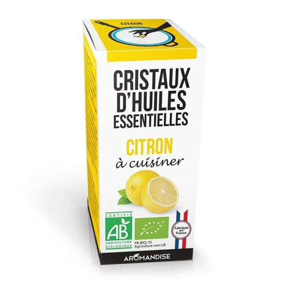 Cristaux d'huiles essentielles Citron - Photo n°1