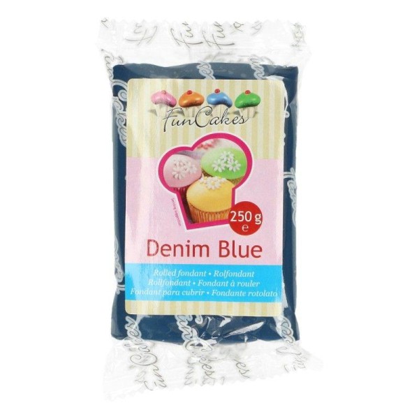 Pâte à sucre 250 g - Bleu nuit - Photo n°1