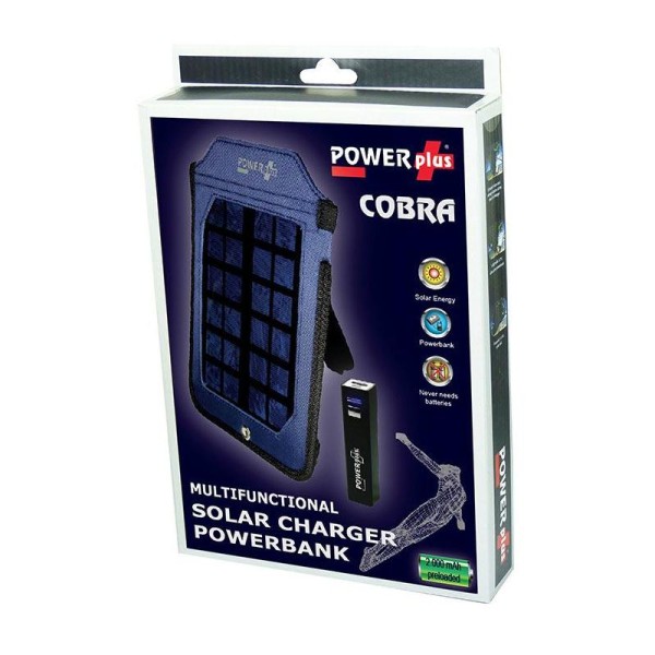 Chargeur solaire tout-terrain 5 adaptateurs - 2000 mAh - Photo n°1