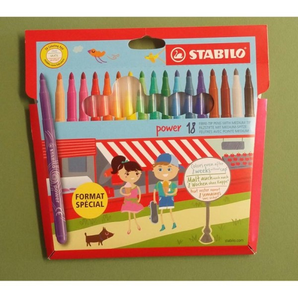 18 Crayons feutres Stabilo - Photo n°1