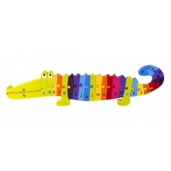 Puzzle d'alphabet Crocodile - à partir de 12 mois Orange Tree Toys - Photo n°1
