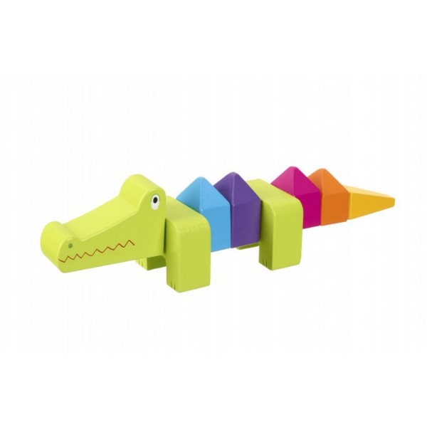Crocodile Puzzle 3D - à partir de 12 mois Orange Tree Toys - Photo n°1