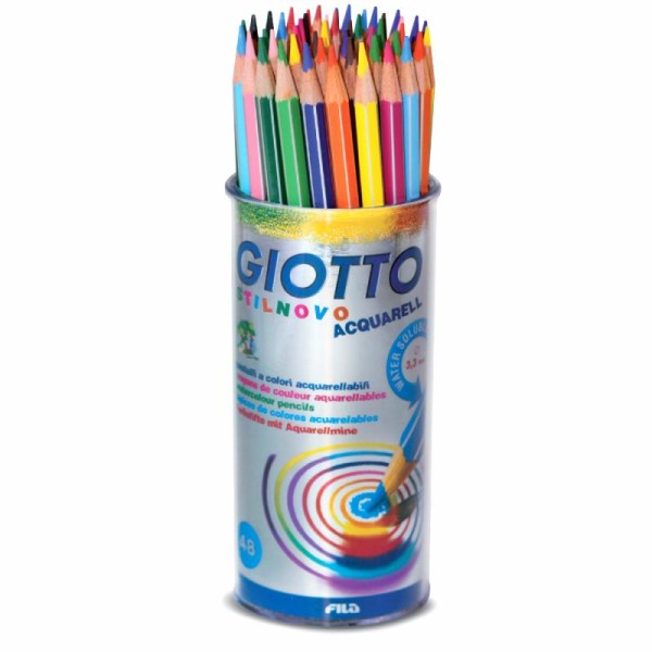 48 Crayons de couleurs Giotto Stilnovo acquarell - Photo n°2