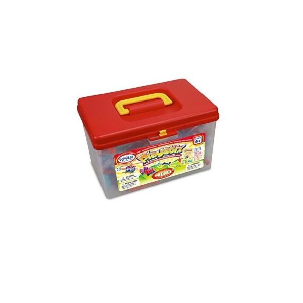 Popular Playthings - 58135 - Jeux De Construction - Playstix Super - 400 Pièces - Multicolore - Photo n°1
