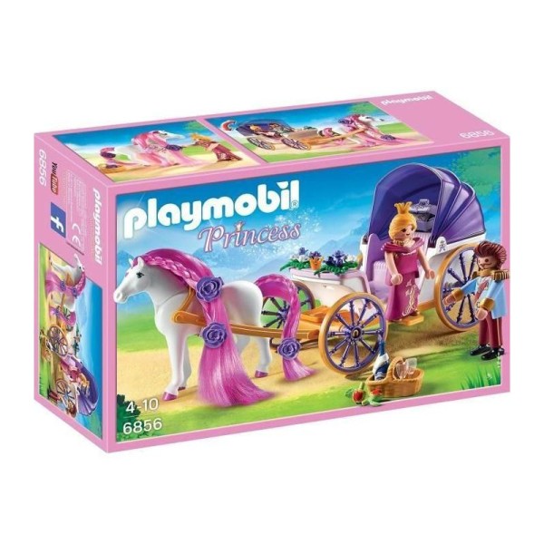PLAYMOBIL 6856 Caleche Royale avec Cheval a Coiffer - Photo n°1