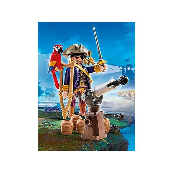 Playmobil - Pll6684 - Capitaine Pirate Avec Canon - Multicolore - Photo n°1