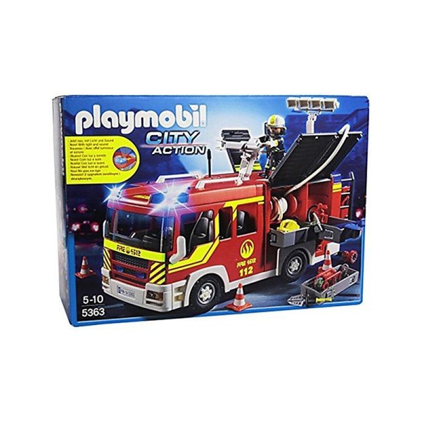 Playmobil - 0440231 - Jeu De Construction - 5363 - Fourgon De Pompiers - Photo n°1