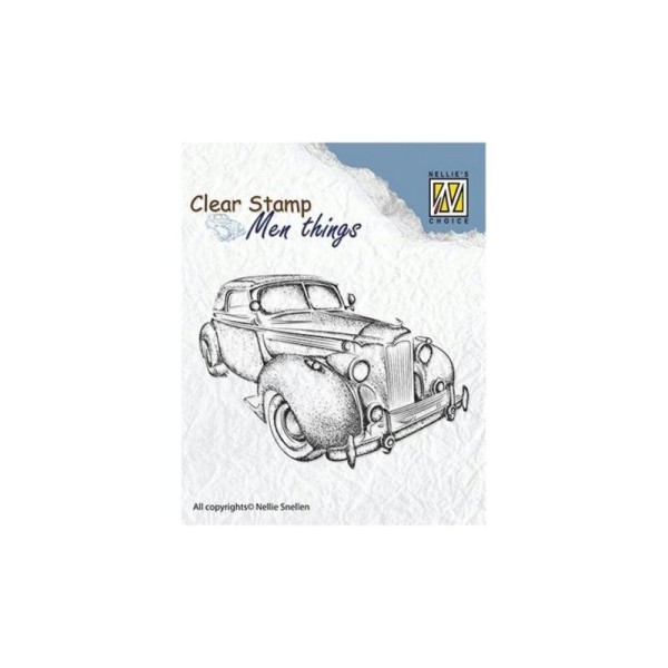 Tampon clear transparent scrapbooking NELLIE'S S CHOICE VOITURE ANCIENNE - Photo n°1