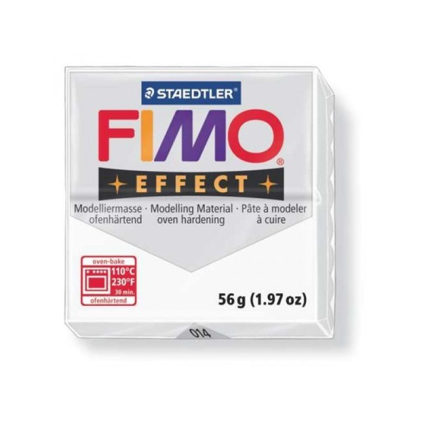 Pâte Fimo soft transparent n°014 - 56g - Photo n°1