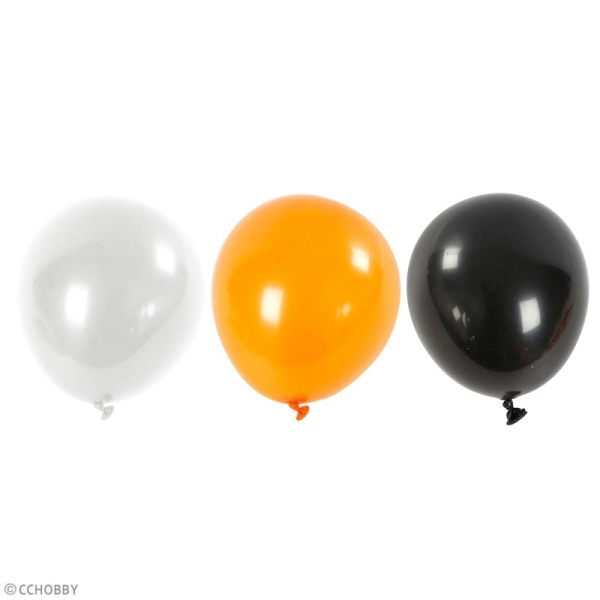 Ballons Halloween - 23 à 26 cm - 10 pcs - Photo n°2