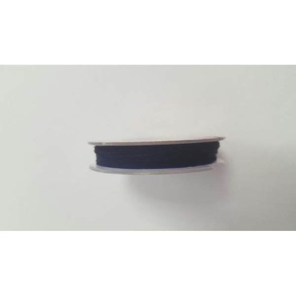 Bobine 20m fil nylon élastique bleu marine - 0,3mm - Photo n°2
