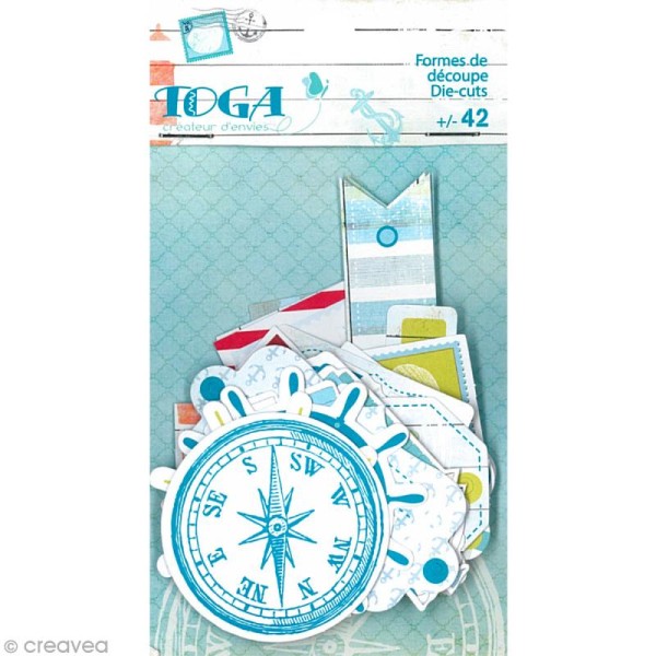 Die cut Toga - Vue sur mer - 42 formes en papier - Photo n°1