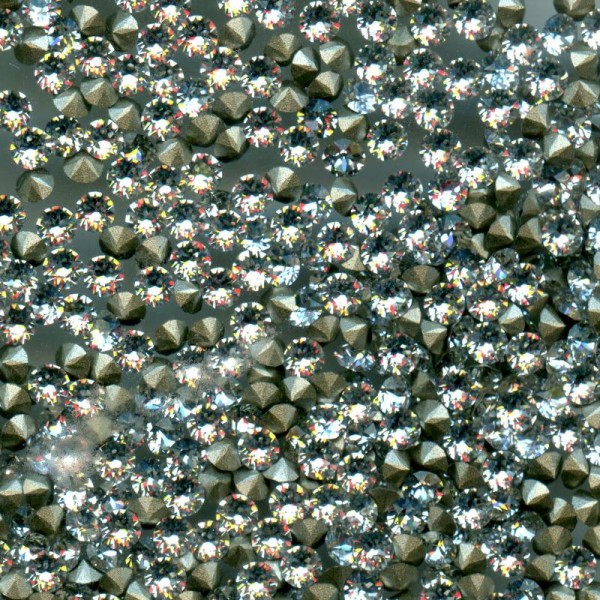 1028 SS24 C *** 30 strass Swarovski fond conique ss24 (5,3mm) CRYSTAL M-foiled - Photo n°1