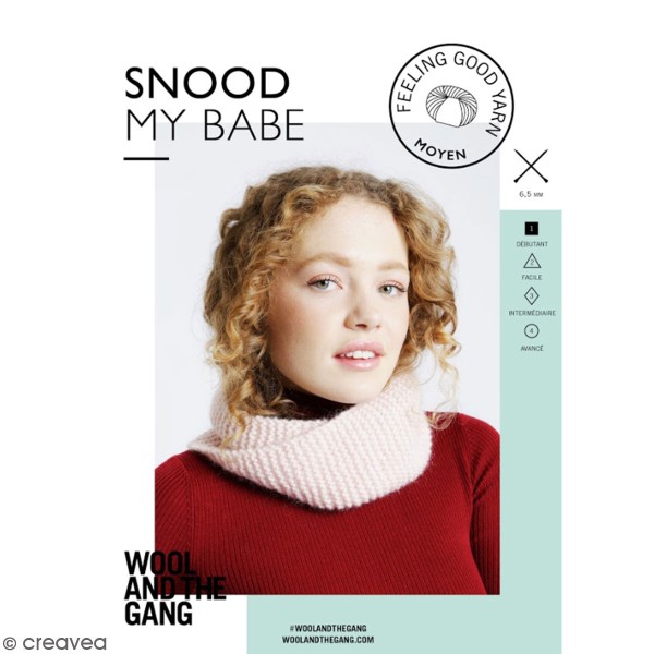 Patron Tricot Wool and The Gang - Modèle Feeling Good Yarn - Snood My Babe - niveau Débutant - Photo n°1