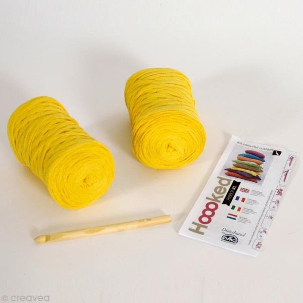 Kit Ribbon XL - coussin jaune - Photo n°2