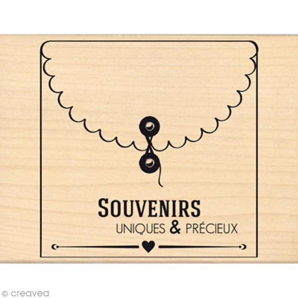 Tampon Envolée de douceurs - Jolie enveloppe - 10 x 13 cm - Photo n°1