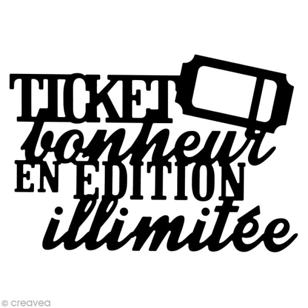 Die Florilèges Design - Les solos - Ticket bonheur - 1 pièce - Photo n°2