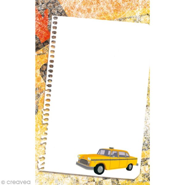 Mini carnet scrapbooking Cities New York - 7 x 11 cm - 30 feuilles - Photo n°2