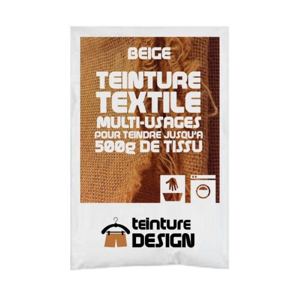 Teinture Design pour tissu/textile/vêtement coloris beige 2 - Photo n°1