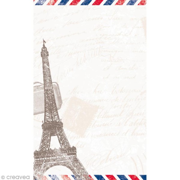 Mini carnet scrapbooking Cities Paris - 7 x 11 cm - 30 feuilles - Photo n°2