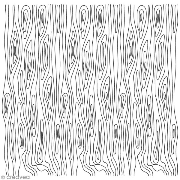 Tampon Divers - Fond texture bois - 7,6 x 7,6 cm - Photo n°1