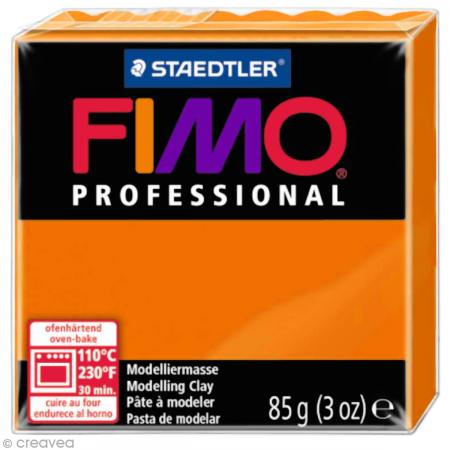 Pâte Fimo Professional Orange 4 - 85 gr