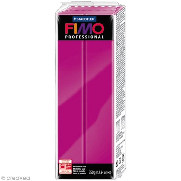 Pâte Fimo Professional Magenta pur 210 - 350 gr - Photo n°1