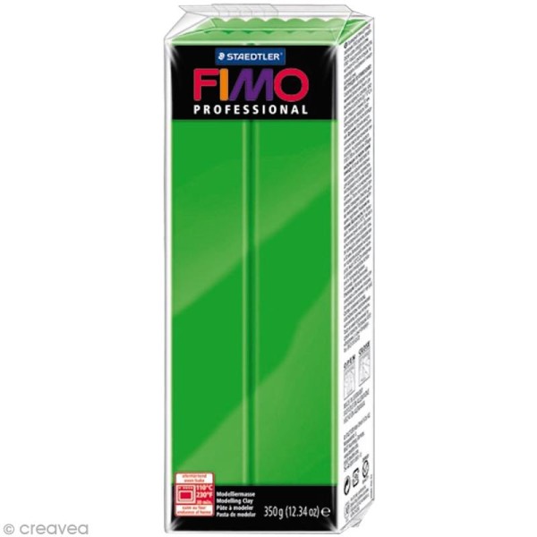 Pâte Fimo Professional Vert 5 - 350 gr - Photo n°1