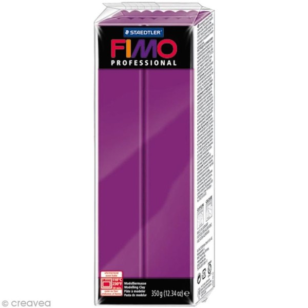 Pâte Fimo Professional Violet 61 - 350 gr - Photo n°1