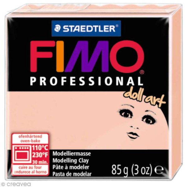 Pâte Fimo Professional Doll art - Rosé 432 - 85 gr - Photo n°1