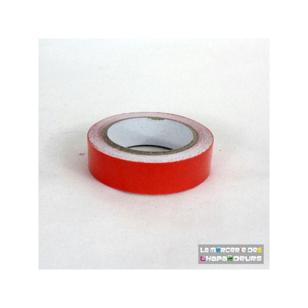 Masking Tape 10 Mm Coton Rouge - Photo n°1