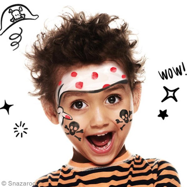 Kit modèle maquillage enfant - Pirate - Photo n°3
