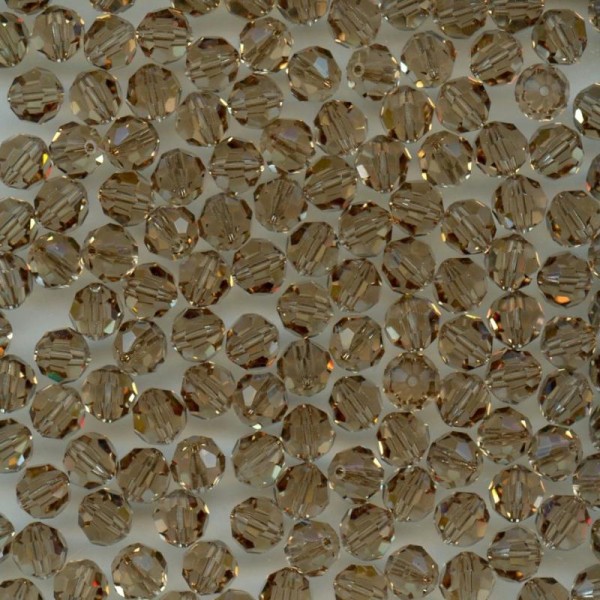 5000 8 LCT*** 8 perles RONDES cristal Swarovski 8mm LIGHT COLORADO TOPAZ - Photo n°1