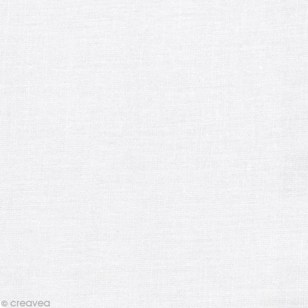 Tissu Christel G Design - Forest vintage - Uni blanc - Par 10 cm (sur mesure) - Photo n°1