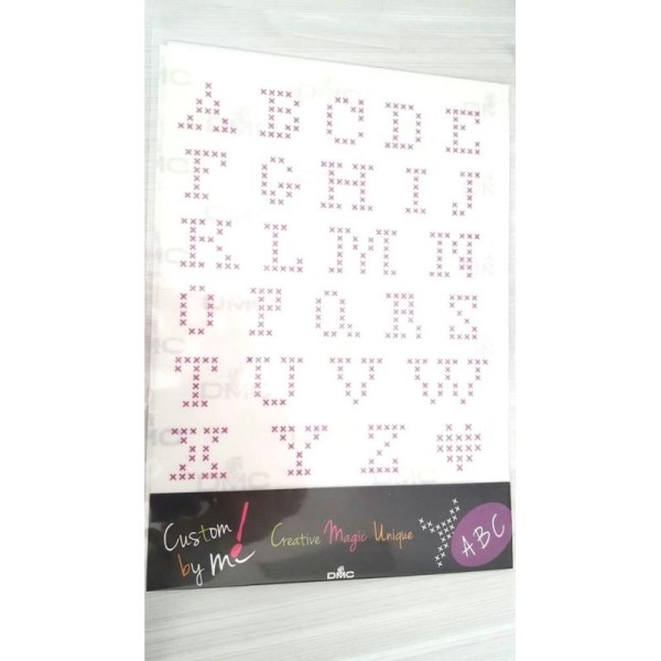 Feuilles magic paper abc - alphabet majuscule - hydrosoluble custom by me - a4 - fc6001 - Photo n°1