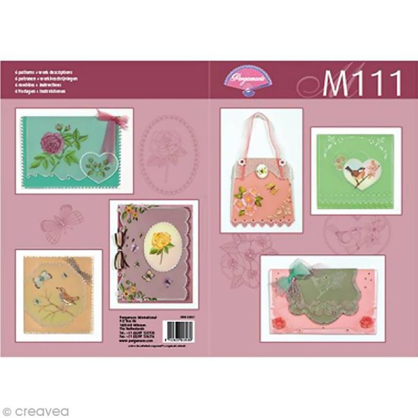 Livre de motifs Pergamano - Jardin botanique - 6 Patrons - M111 (82021) - Photo n°1