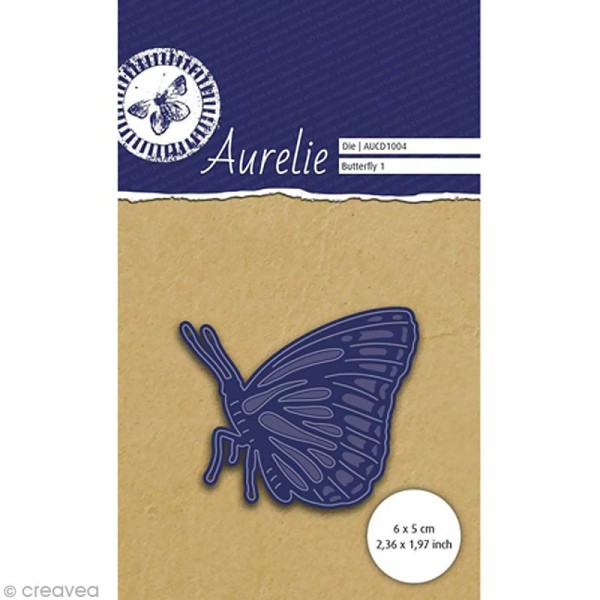 Die Aurelie - Papillon 1 - 6,5 x 6 cm - Photo n°1