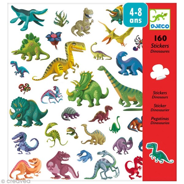 Djeco Petits cadeaux - Stickers - Dinosaures - Photo n°1