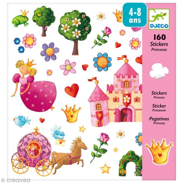 Djeco Petits cadeaux - Stickers - Princesse Marguerite - Photo n°1