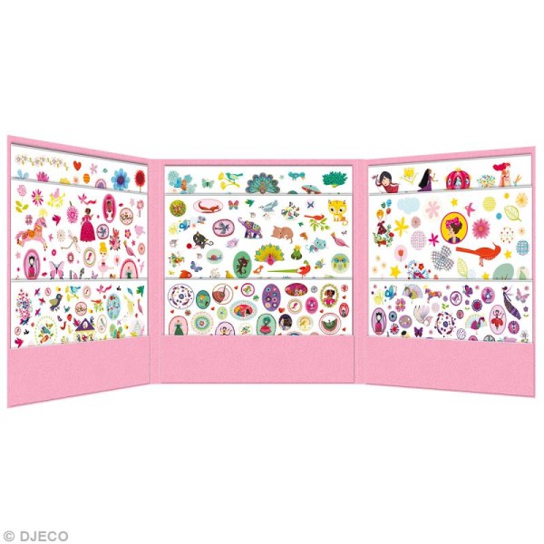 Djeco Petits cadeaux - Stickers - 1000 stickers fille - Photo n°2