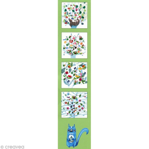 Djeco Petits cadeaux - Créer avec des stickers - C'est toi le printemps - Photo n°2