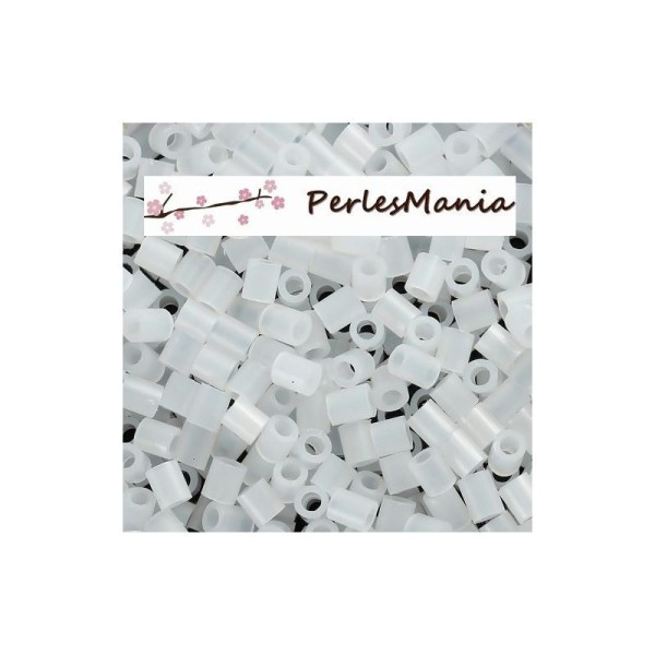 S1175144 PAX 1000 perles à repasser Blanc Translucide - Photo n°1