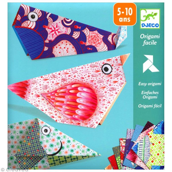 Djeco Petits cadeaux - Origami - Les grands animaux - Photo n°1