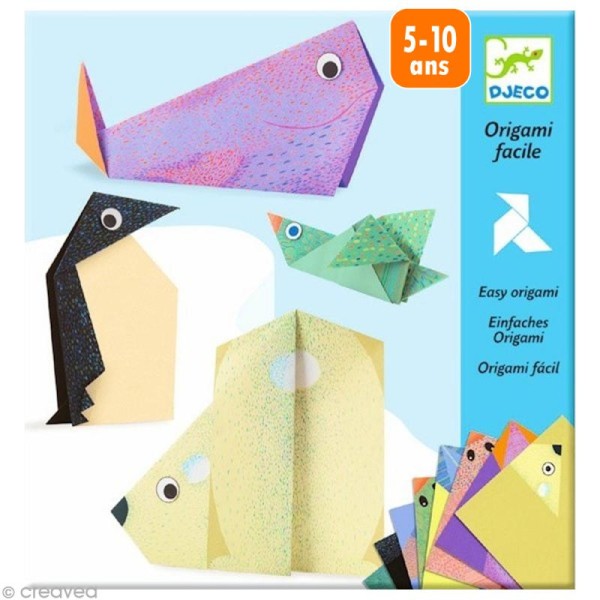 Djeco Petits cadeaux - Origami - Les animaux polaires - Photo n°1
