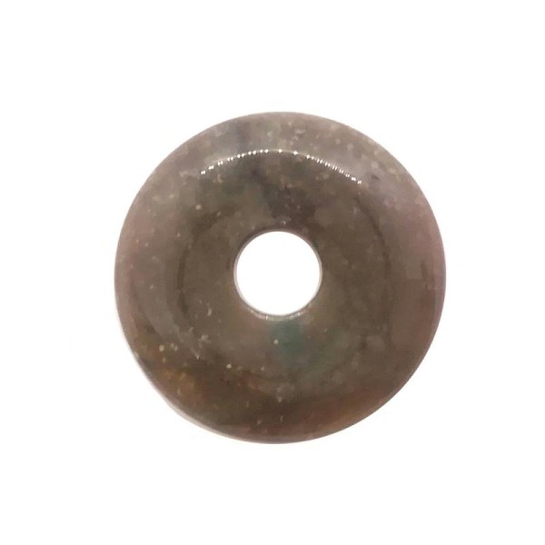 1x Pendentif Donut 30mm INDIAN AGATE - Photo n°1