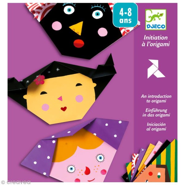 Djeco Petits cadeaux - Origami - Visages - Photo n°1