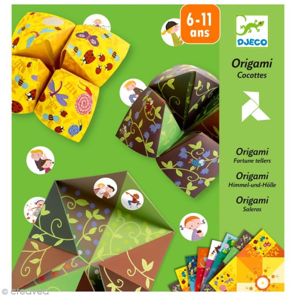 Djeco Petits cadeaux - Origami - Salières / Cocottes à gages - Photo n°1
