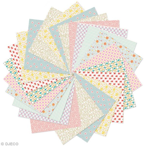 Djeco Petits cadeaux - Origami - 80 feuilles décoratives - Photo n°2